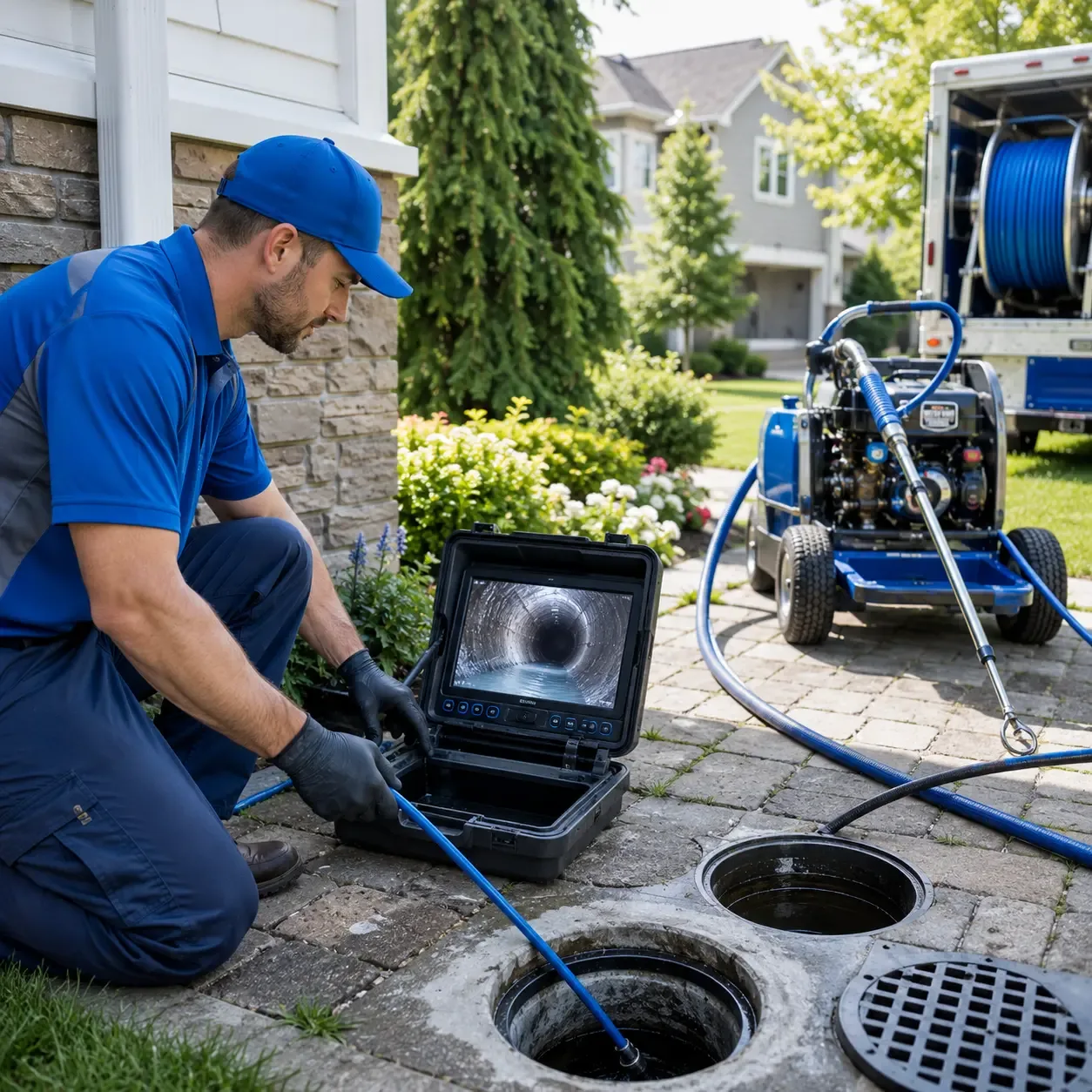 Outdoor drain cleaning professionals serving Hammon, OK
